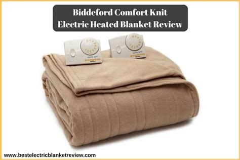 Biddeford Comfort Knit Electric Heated Blanket Review (Updated 2021 ...