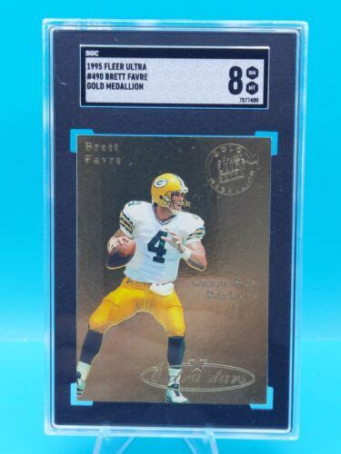 1995 Fleer Ultra 490 Green Bay Packers BRETT FAVRE Gold Medallion