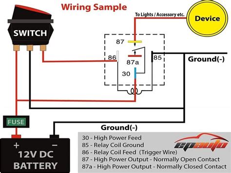 Five Pin Relay Wiring