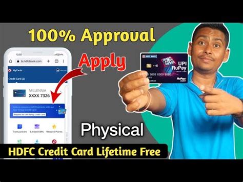 How To Apply Hdfc Bank Upi Credit Card Hdfc Bank Lifetime Free Credit