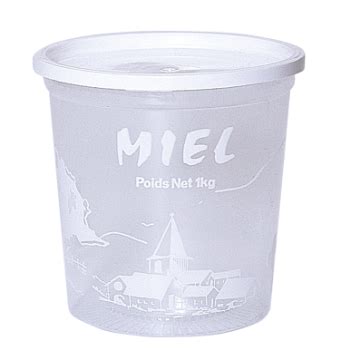 Pots En Plastique Emballage Miel