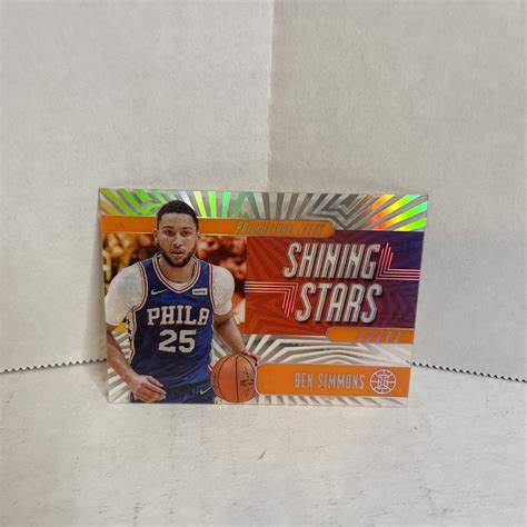 2019 20 Panini Illusions Orange Shining Stars 2 Ben Simmons EBay