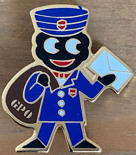 290 Gpo Postman Golly Badge Gollyland