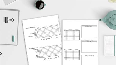 Free Printable Mental Health Bullet Journal Spreads The Petite Planner