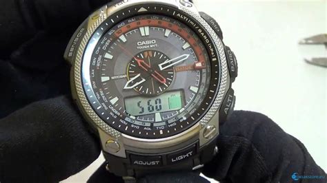 Casio Pro Trek PRW 5000 1ER Review YouTube