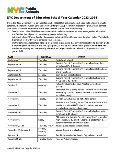 School Year 2023-24 Calendar (Updated) | PDF | Schools | Academic Term