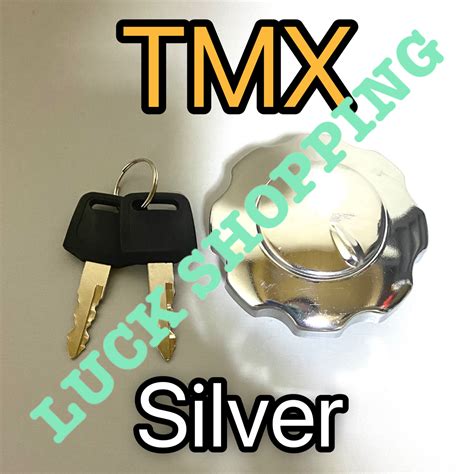 Tmx Tmx Motorcycle Gas Fuel Tank Cover Fuel Tank Cap Silver