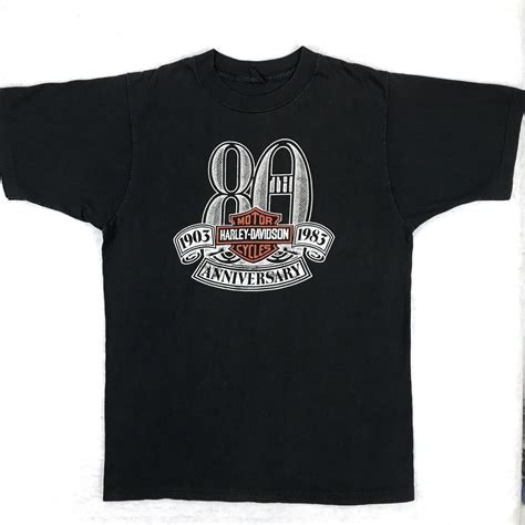 Vintage 1983 HARLEY DAVIDSON MOTORCYCLE T Shirt MEDIU Gem