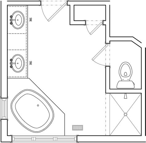 22 Excellent Master Bathroom Floor Plans - Home, Family, Style and Art ...