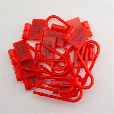 Unity Red Anti Theft Lockout Tagout Plastic Seals For Container China