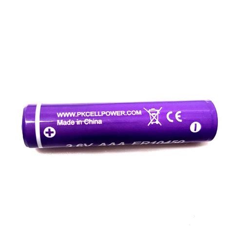 PKCELL ER10450 AAA 3 6V 800mAh LI SOCL2 Battery