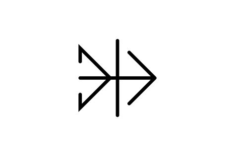 arrow sign icon graphic  alvianugrah creative fabrica