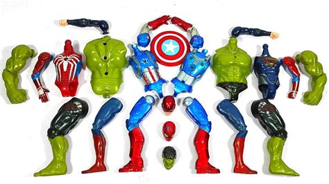 Avengers Toys Assemble Miles Morales Vs Hulk Smash Vs Superman Vs