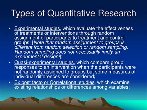 Types Of Quantitative Research Methods Ppt Design Talk