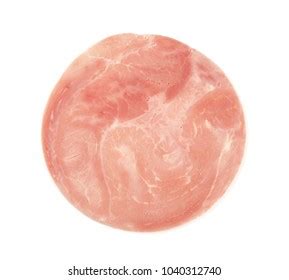 Slice Ham Isolated On White Background Stock Photo Shutterstock