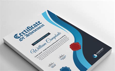 Diploma Certificate Template #97441 - TemplateMonster