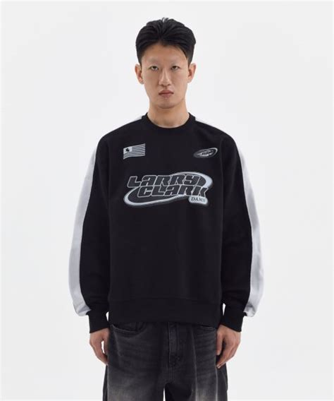 Musinsa Larry Clark Lc Sport Color Block Crewneck Black