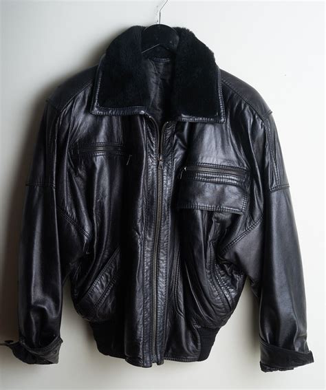 Gianni Versace 1990s Lifetime Shearling Leather Moto Gem