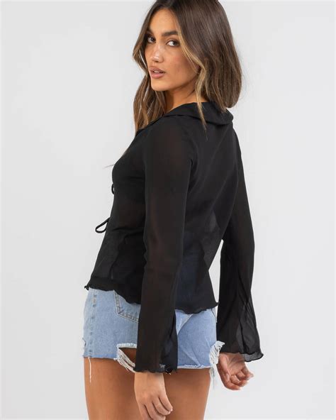 Shop Ava And Ever Paris Top In Black Fast Shipping And Easy Returns City Beach Australia