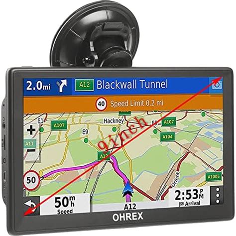 Ohrex N Navegador Gps Para Cami N Coche De Pulgadas Gps De