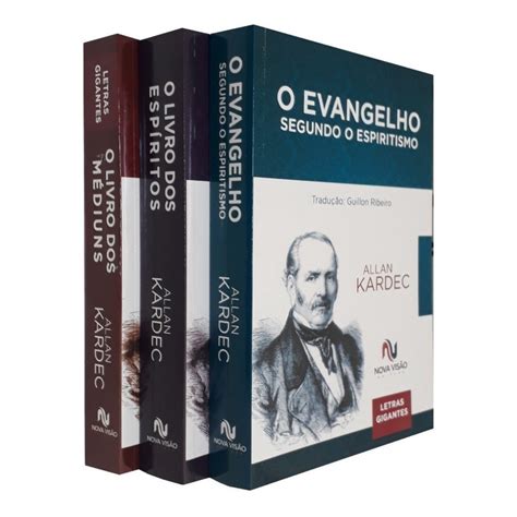 Allan Kardec Letras Gigante O Evangelho Segundo O Espiritismo O