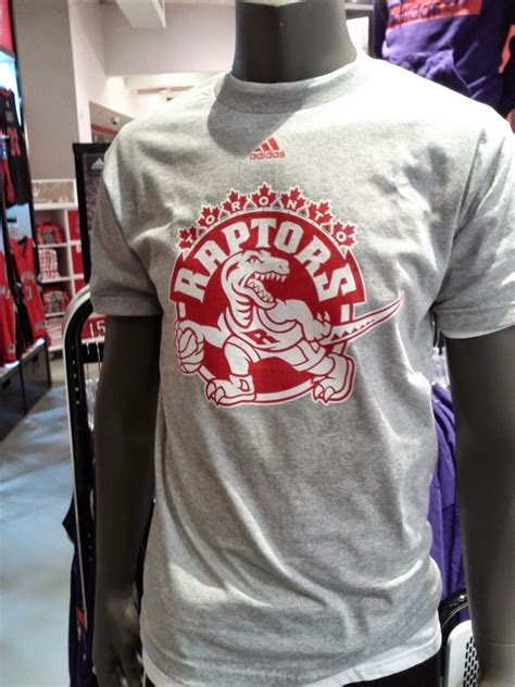 Toronto Things Toronto Raptors Grey Shirt With Red Logo Adidas Canada