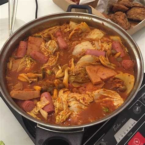 Homemade Budae Jjigae Korean Army Stew R Food