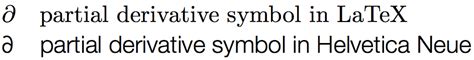 fonts - Sans-serif partial derivative symbol? - TeX - LaTeX Stack Exchange