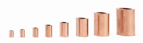 Copper Ferrules For 2mm Steel Wire Rope From China Manufacturer