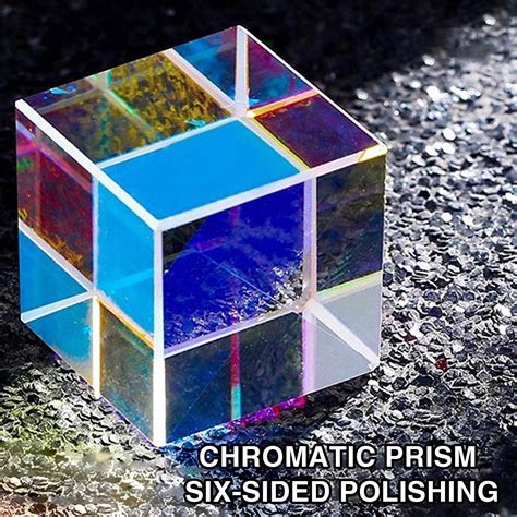 Cmy Optic Prism Cube Optical Glass Prism Rgb Dispersion Six Fast