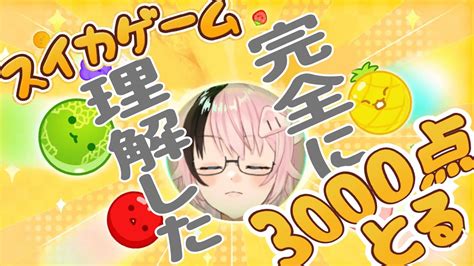 コツ掴んできたので3000点いける【スイカゲーム】前編 Youtube