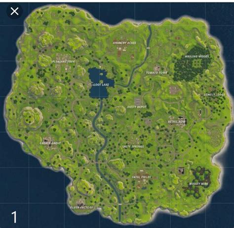 Map Fortnite Saison 3 Chapitre 1 Communauté MCMS