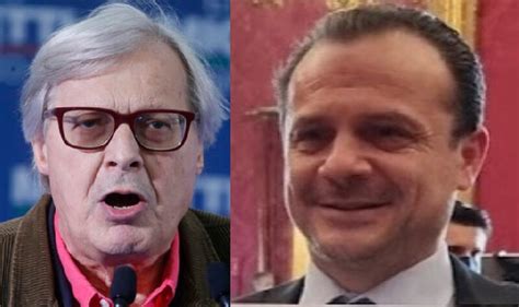 Europee Prove Di Alleanza Tra Cateno De Luca E Vittorio Sgarbi Si