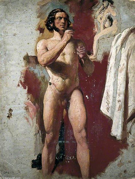 Reprodu Es De Arte Male Nude Boxing Por William Etty