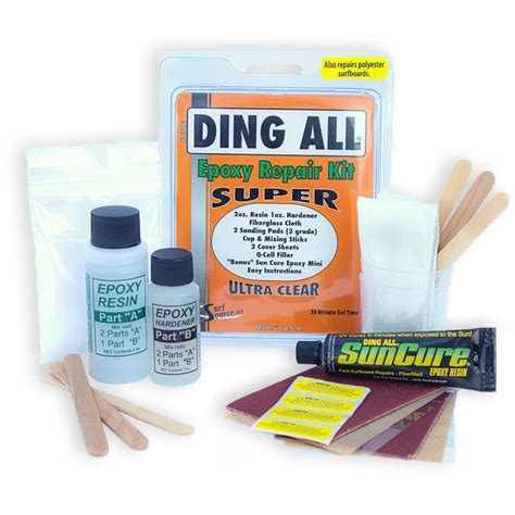 Ding All Super Epoxy Surfboard Repair Kit