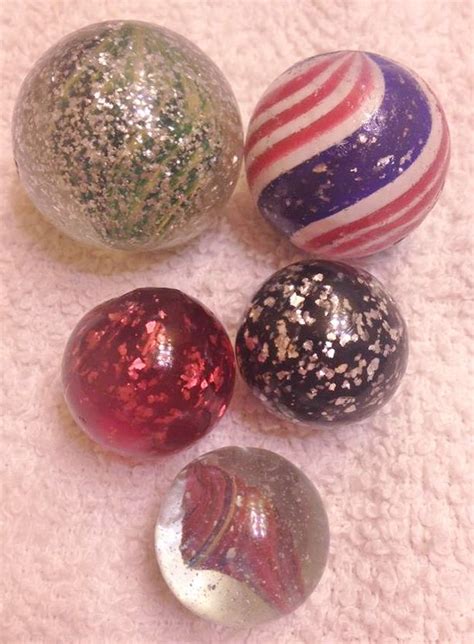 German Handmade Mica Marbles Marble Art Glass Marbles Marble