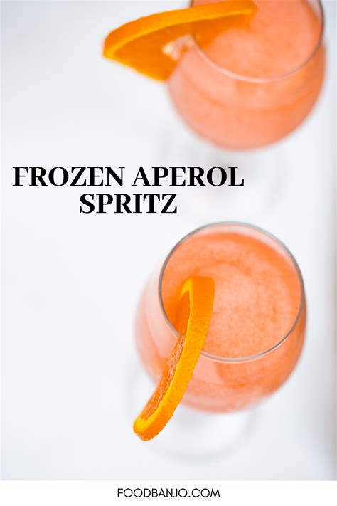 Frozen Aperol Spritz In 2024 Aperol Spritz Recipe Spritz Recipe Aperol