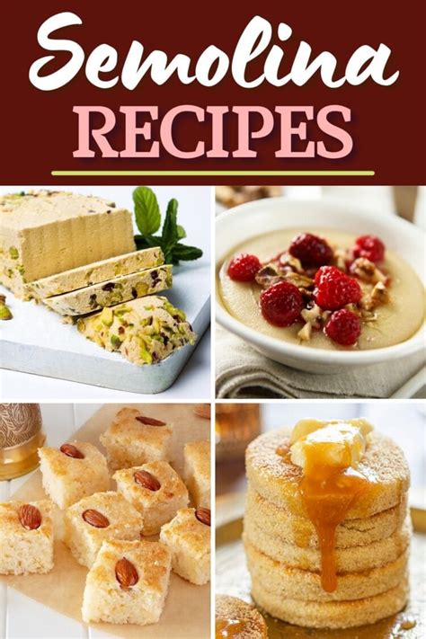 17 Easy Semolina Recipes Everyone Will Love - Insanely Good