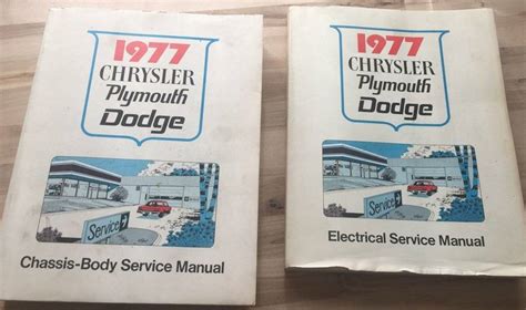 For Sale 1977 Service And Electric Manual For C Bodies Only Classic