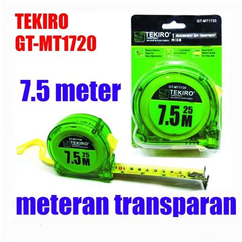 Jual Tekiro Meteran Meter Transparan Gt Mt Roll Meter