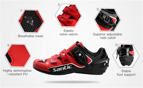 Santic Lock Free Cycling Shoes MTB Shoes Road Bike Shoes Cycling