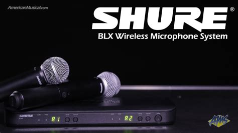 Shure Blx Wireless Microphone System Americanmusical Youtube