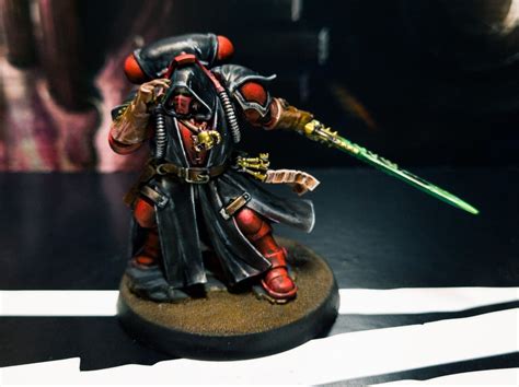 Blood Angels Primaris Librarian In Phobos Armour Painted Warhammer 40k