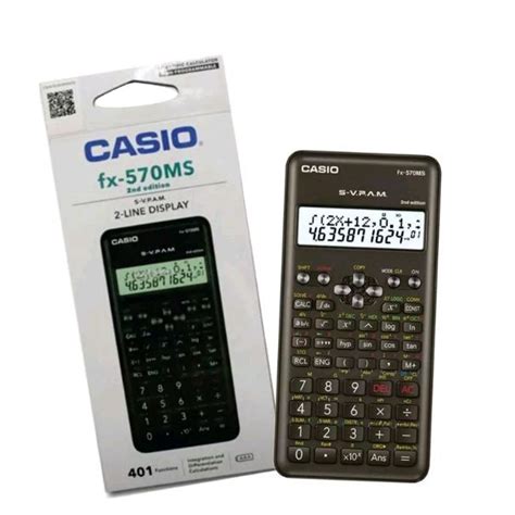 Casio Scientific Calculator Fx 570ms 2nd Edition Shopee Malaysia