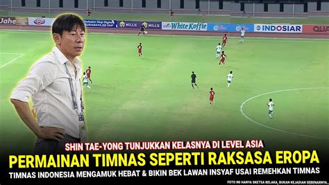 JADI KASIAN LIHAT LAWANNYA Timnas Indonesia AJARI LAWAN MAIN BOLA