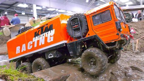 Mega Rc Crawler Scaler 6x6 Trail Trucks In Action Messe