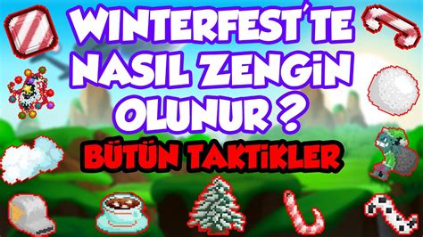 WINTERFEST E NASIL HAZIRLANILIR TÜM PROFIT TAKTİKLERİ GROWTOPIA