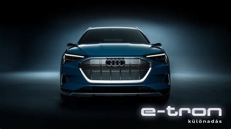 Itt Az Audi Elektromos Aut Ja Az E Tron Youtube