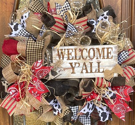 Front Door Welcome Wreath, Anytime Door Wreath, Farmhouse Wreath ...