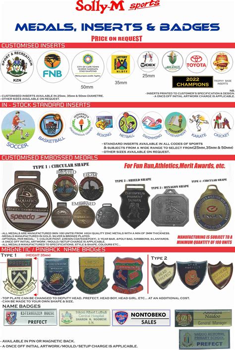 MEDALS Pages 2 Solly M Sports Online Store